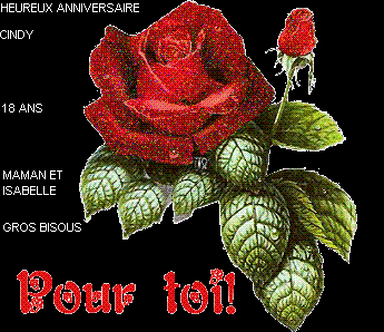 pour ma fille cindy